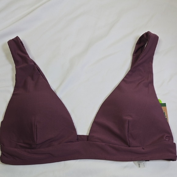 Volcom Simply Seamless Halter Bikini Top Purple Size Xl NwT. - Picture 3 of 9